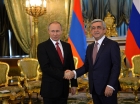 Serzh Sargsyan and Vladimir Putin meet in Moscow 